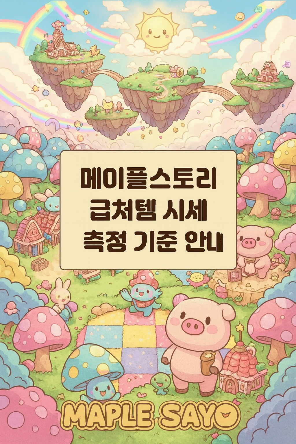 메이플 시세 측정 기준