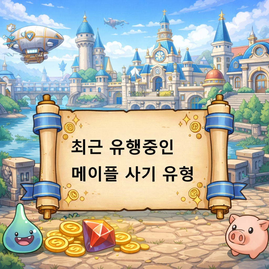메이플 사기 예방