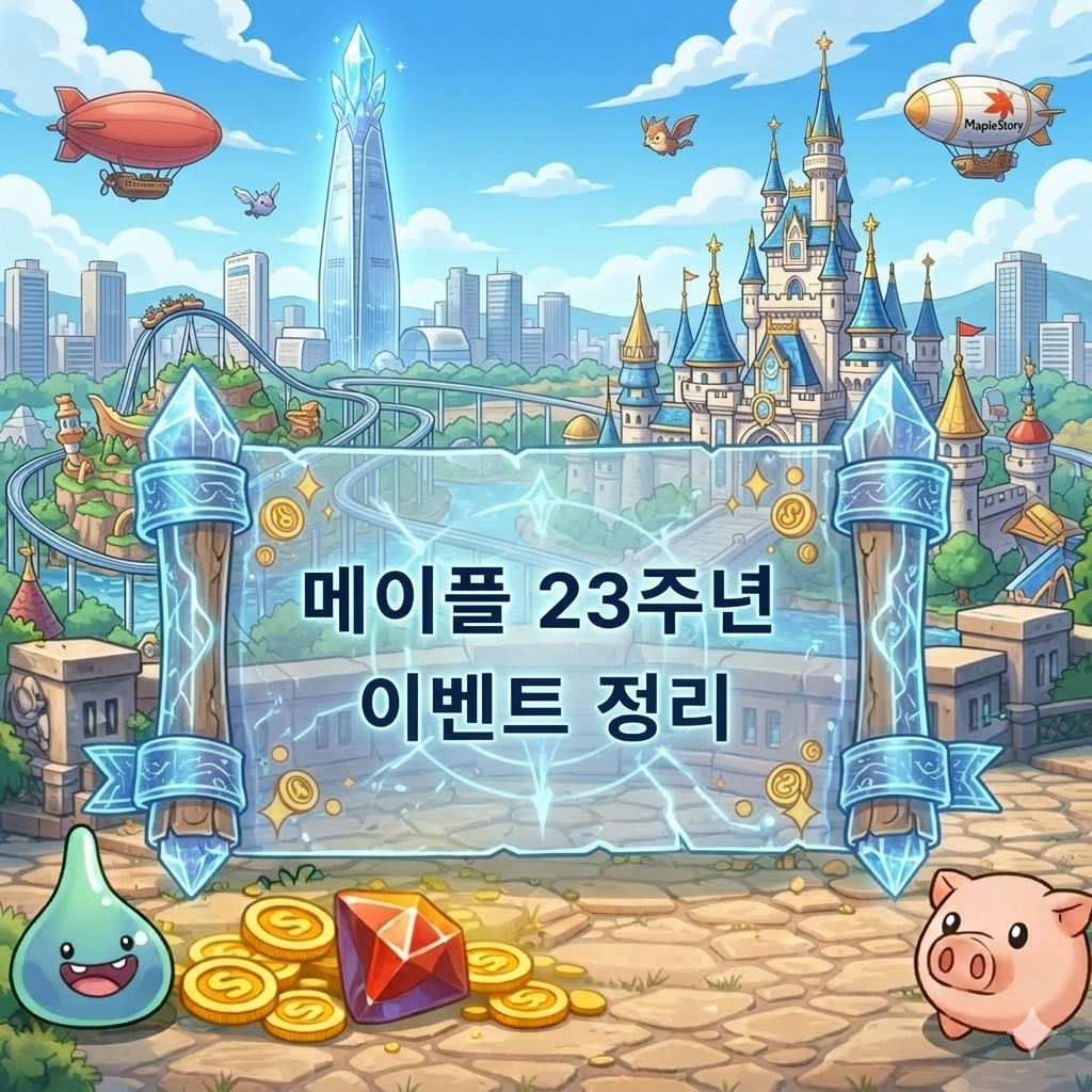 메이플 23주년 이벤트